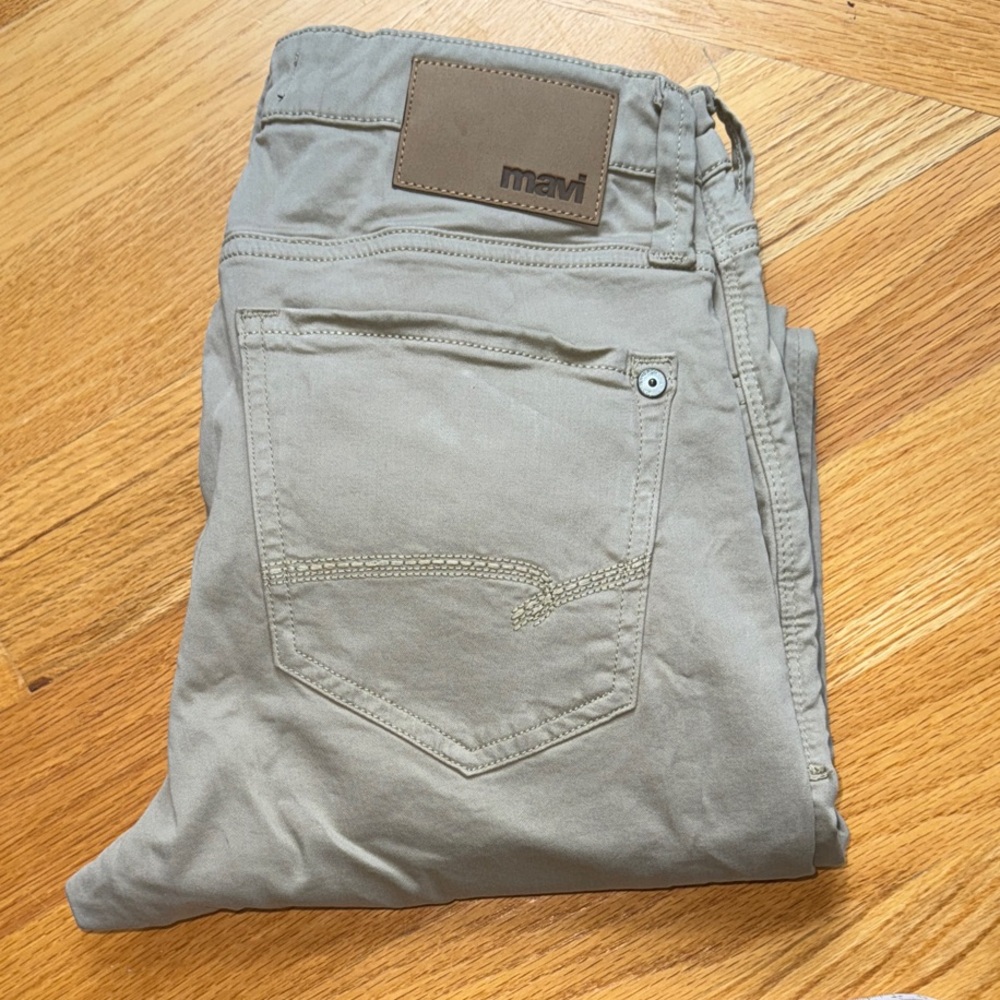 Mavi Men's Beige Slim Jeans size 31/32